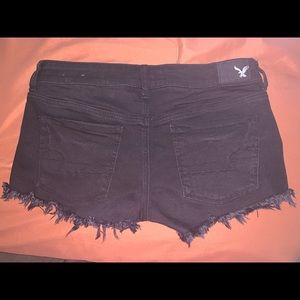 American Eagle Outfitters Black Jean Shorts